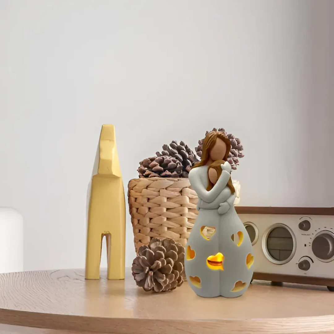 LUMINA – Heartfelt Mother-Daughter Candle Holder