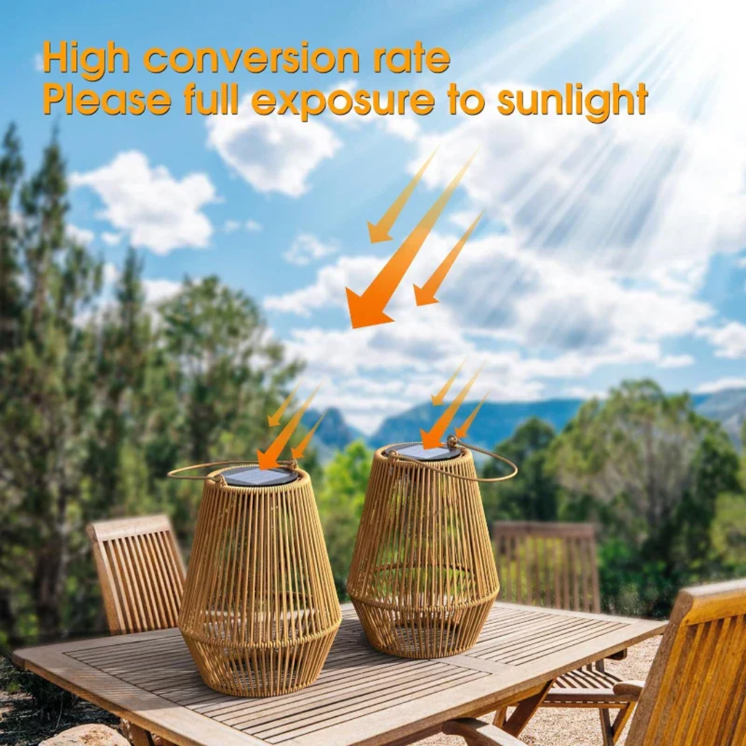 LUMINAIRE – Handcrafted Solar Garden Lantern