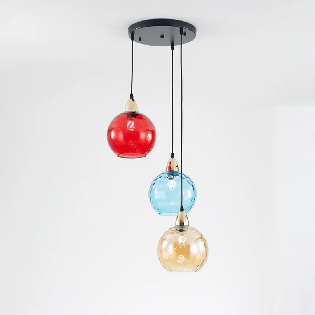 AQUILIS – Elegant 3-Lamp Cluster Pendant Light