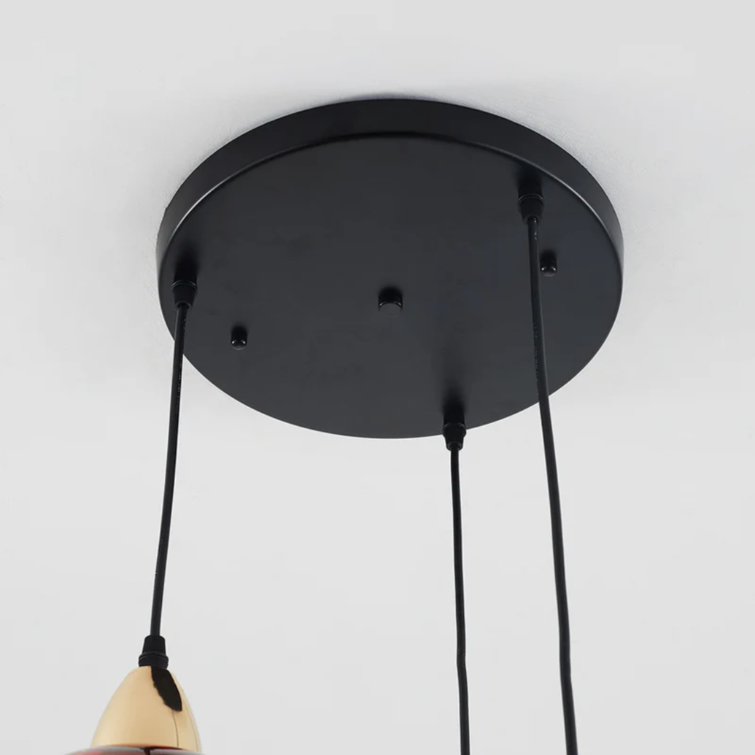 AQUILIS – Elegant 3-Lamp Cluster Pendant Light