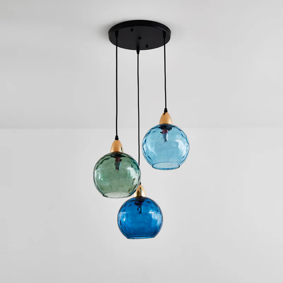 AQUILIS – Elegant 3-Lamp Cluster Pendant Light