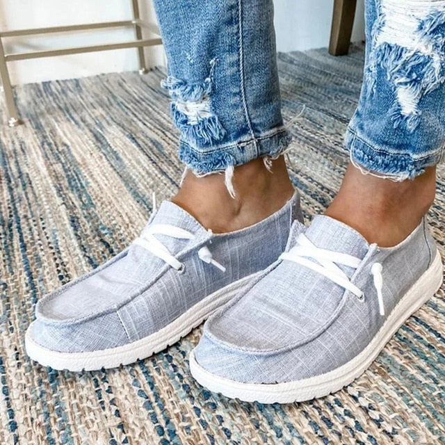 Elegant Women's Lace-Up Comfort Shoes