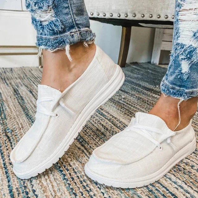 Elegant Women's Lace-Up Comfort Shoes