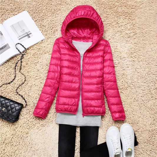 Ultra-Light Packable Down Jackets with Hood