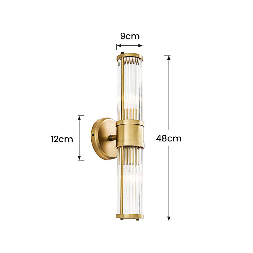 LUXEGLIMMER – Elegant Gold Bathroom Wall Light