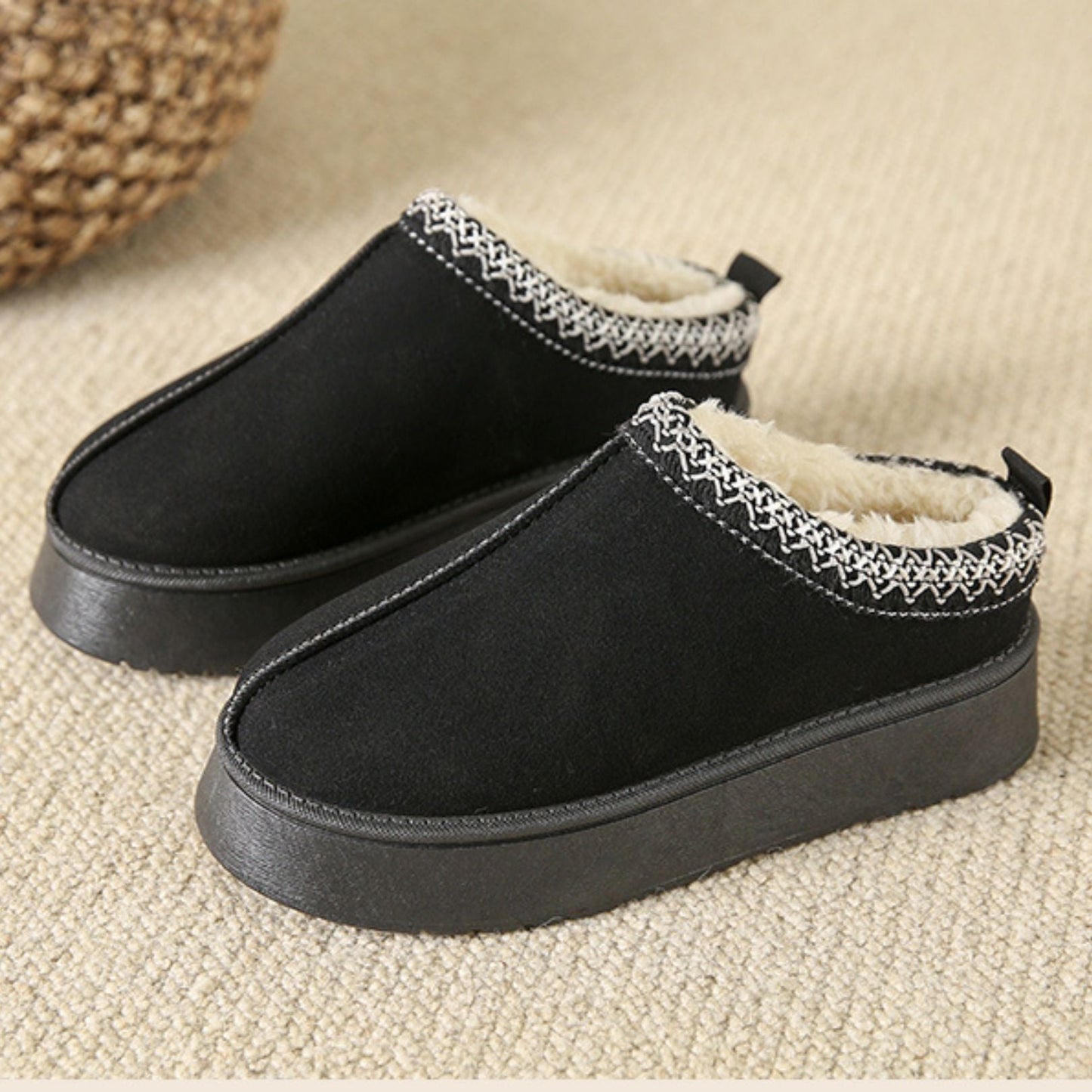 Luxurious Faux Suede Women's Slippers