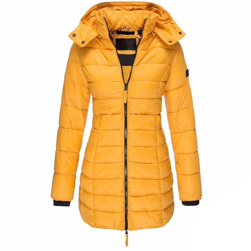 Cozy Hooded Winter Jacket with Zipper