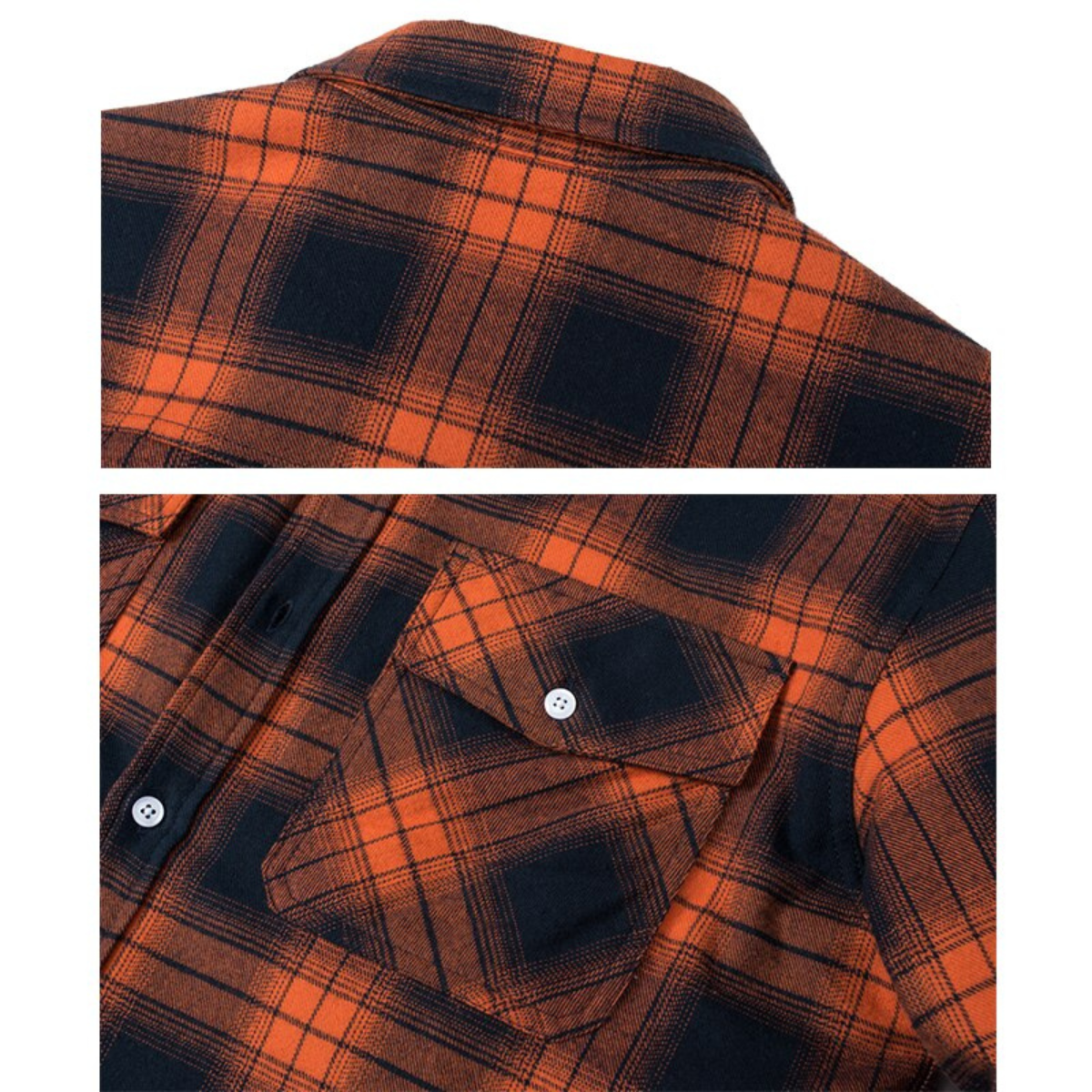 Stylish Fleece-Lined Checked Winter Jacket