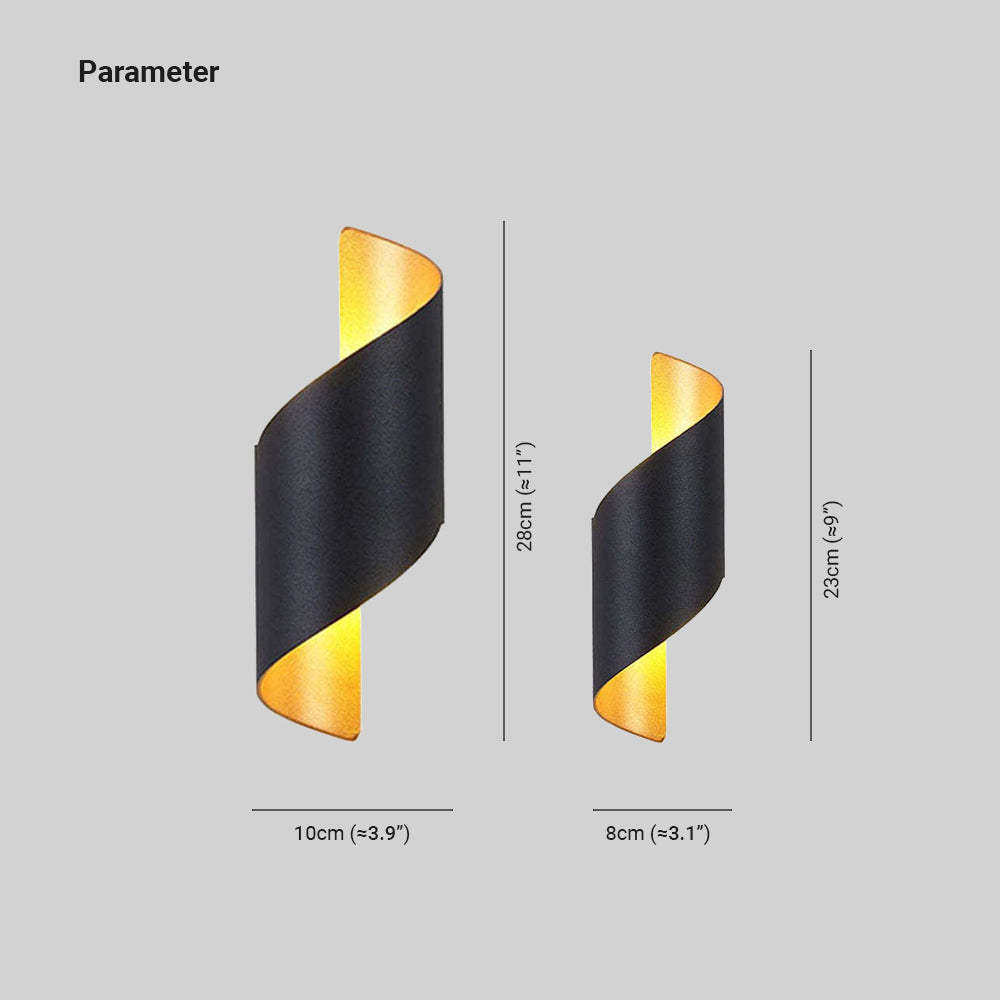 LUMINAIRE SPIRAL – Modern LED Wall Light