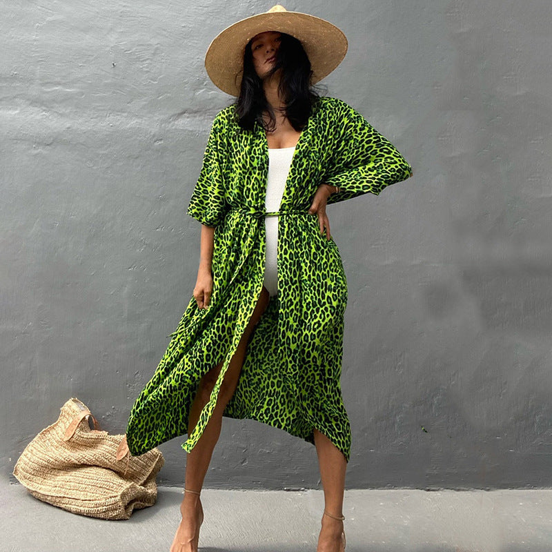 Elegant Sun Protection Beach Dress Cover-Up