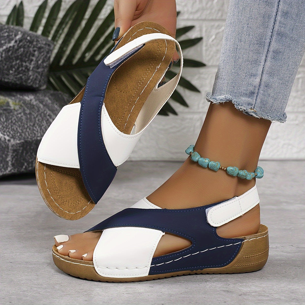 Ergonomic Leather Orthopedic Sandals for Comfort