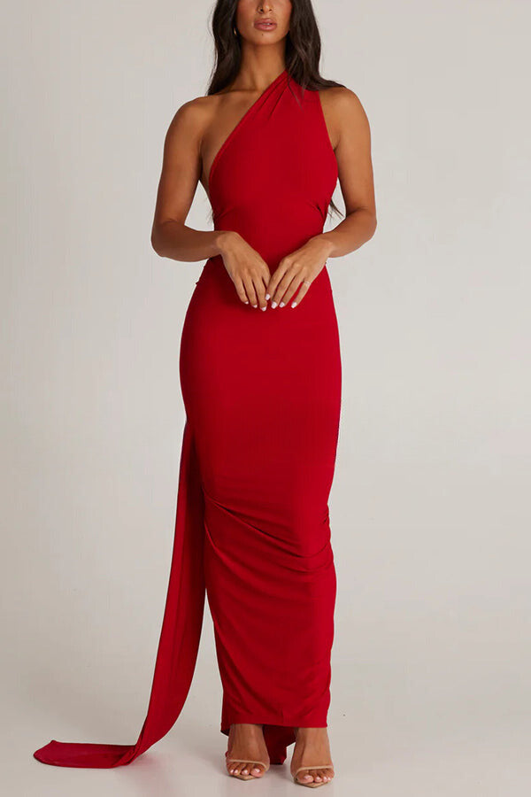 Elegant Sleeveless Backless Maxi Dress