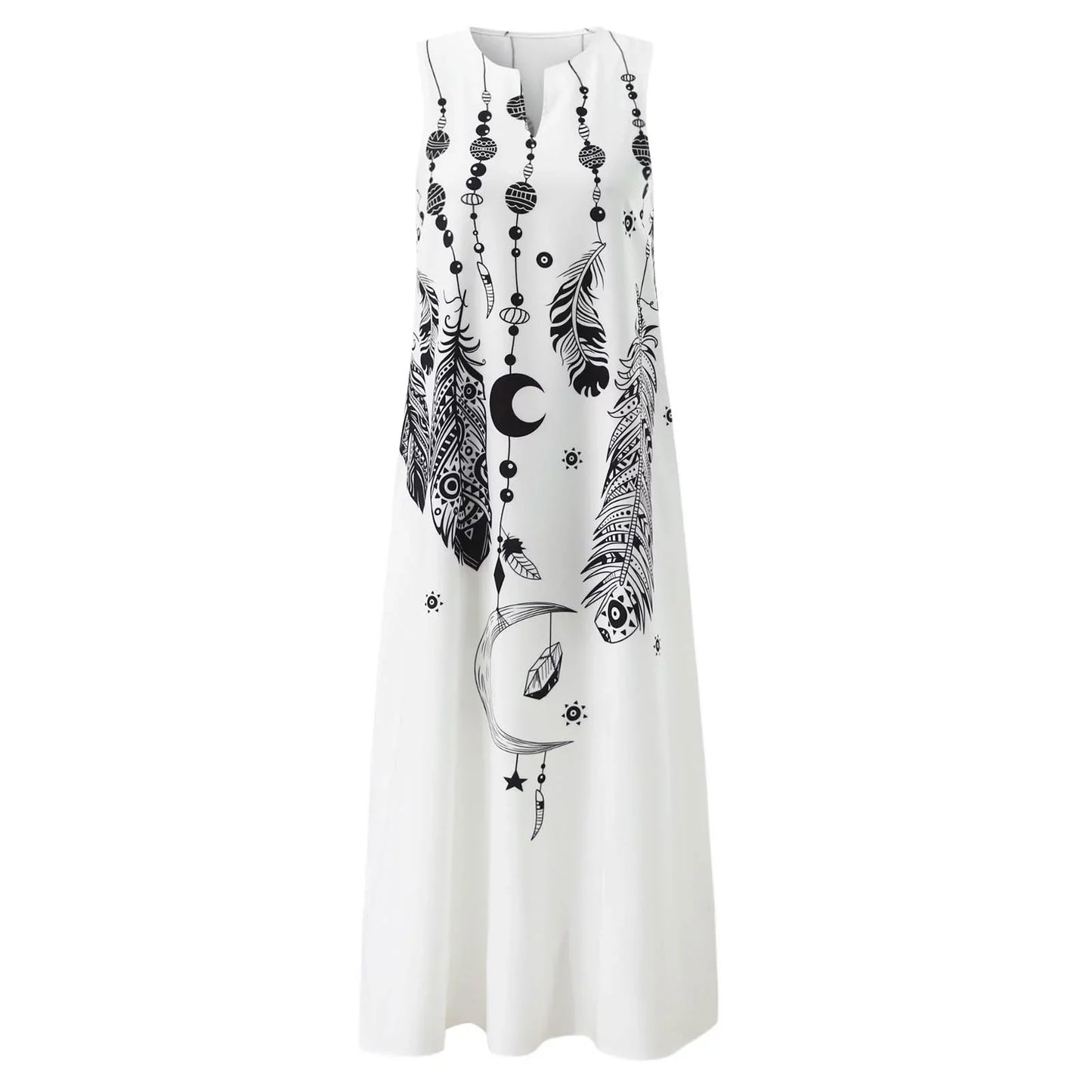 Stylish Turquoise Sleeveless Dress for Women