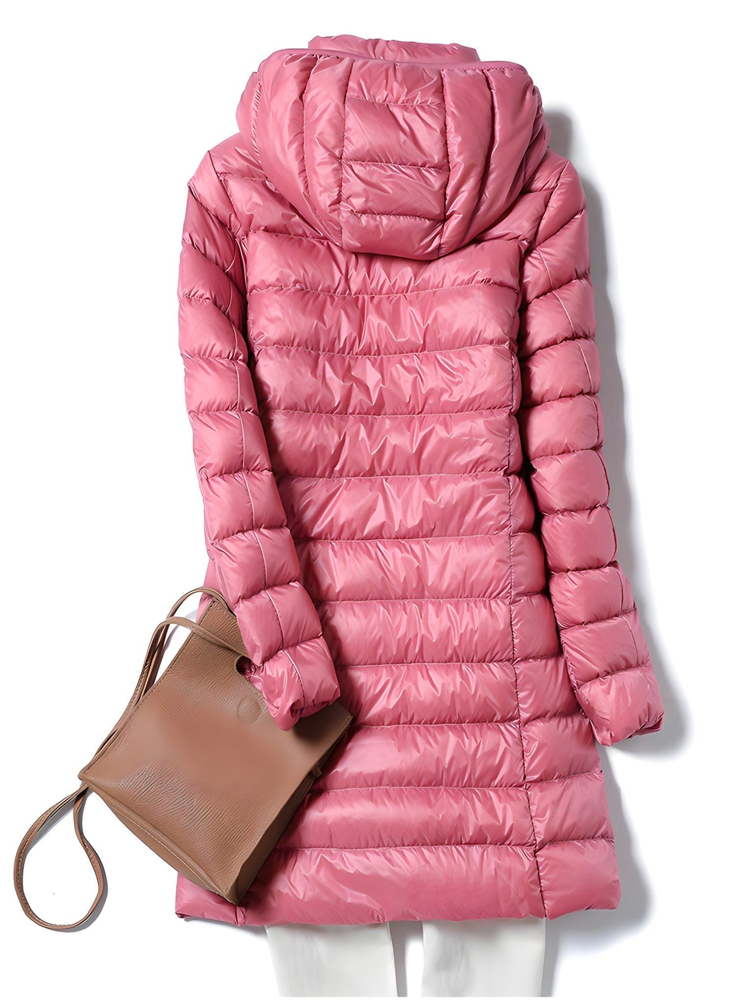 Lightweight Long Down Jacket for Women