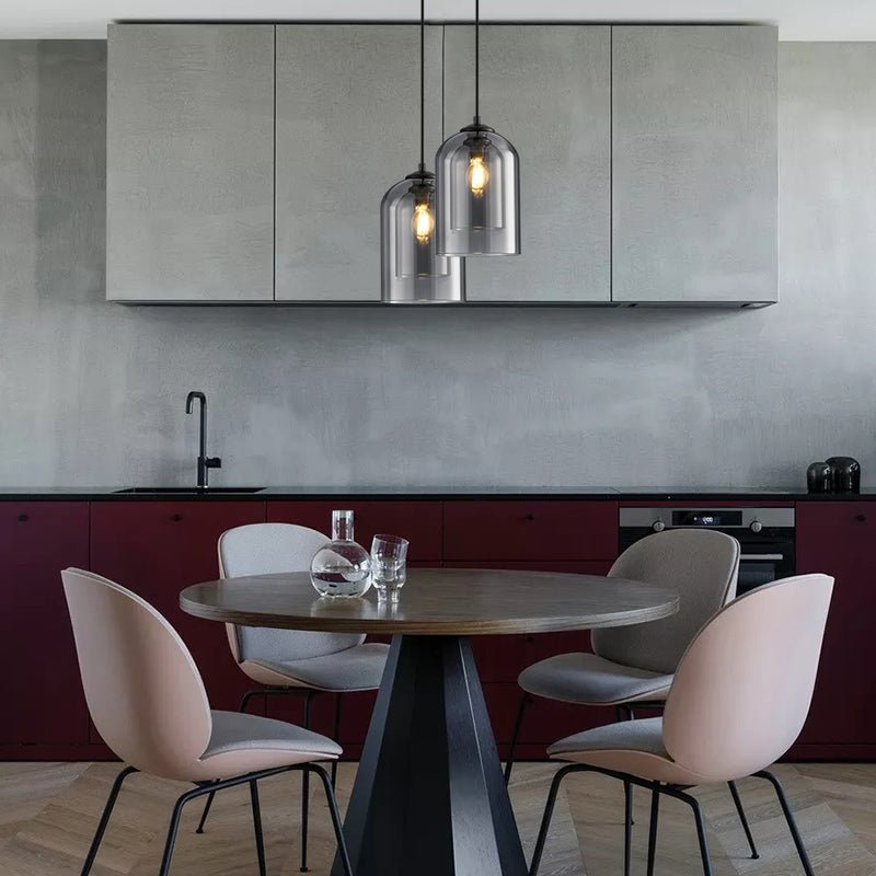 LUMINAIRE – Elegant Double Glass Pendant Light