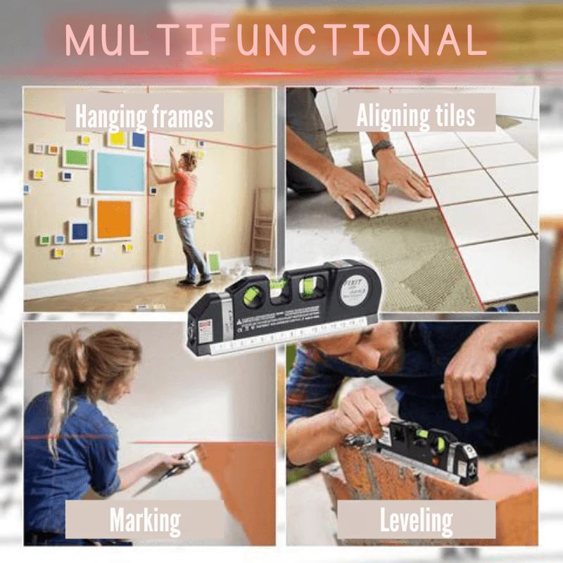 MEASUREMATE – Versatile 4-in-1 Laser Tool