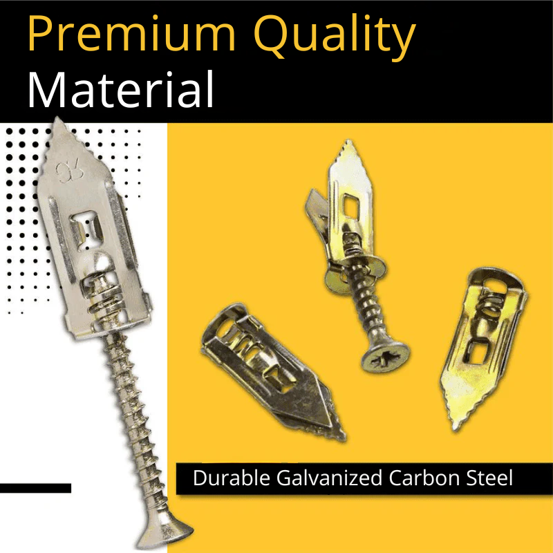 HANG-MATE – Self-Drilling Anchor Screws for Easy Wall Hanging