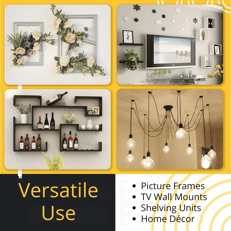 HANG-MATE – Self-Drilling Anchor Screws for Easy Wall Hanging
