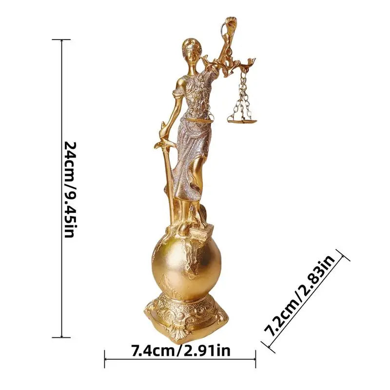 Lady Justice Resin Sculpture