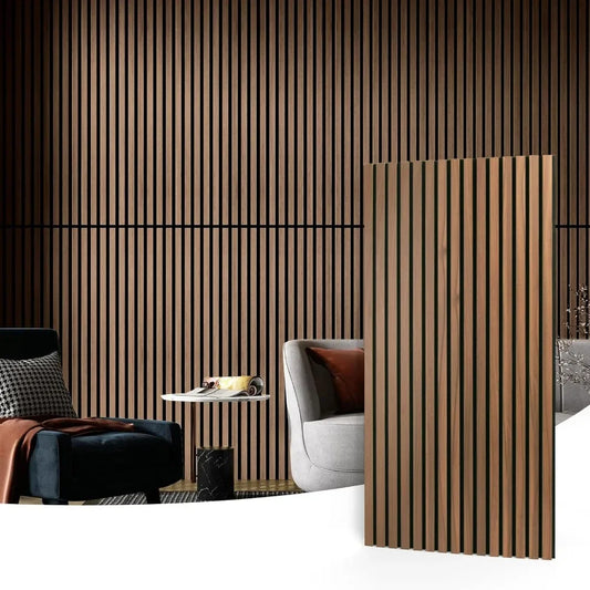 Acoustic Wood Slat Panels – Sound Absorbing Fluted Design