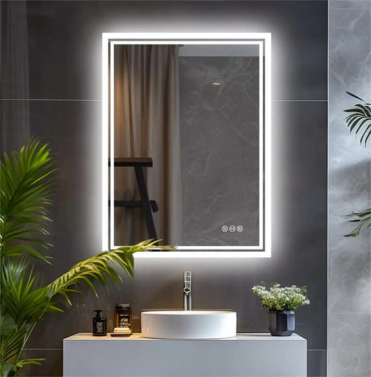 Luminous Elegance – Modern LED Vanity Mirror