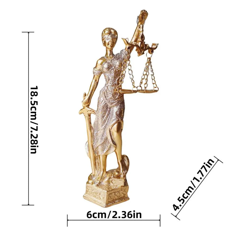 Lady Justice Resin Sculpture