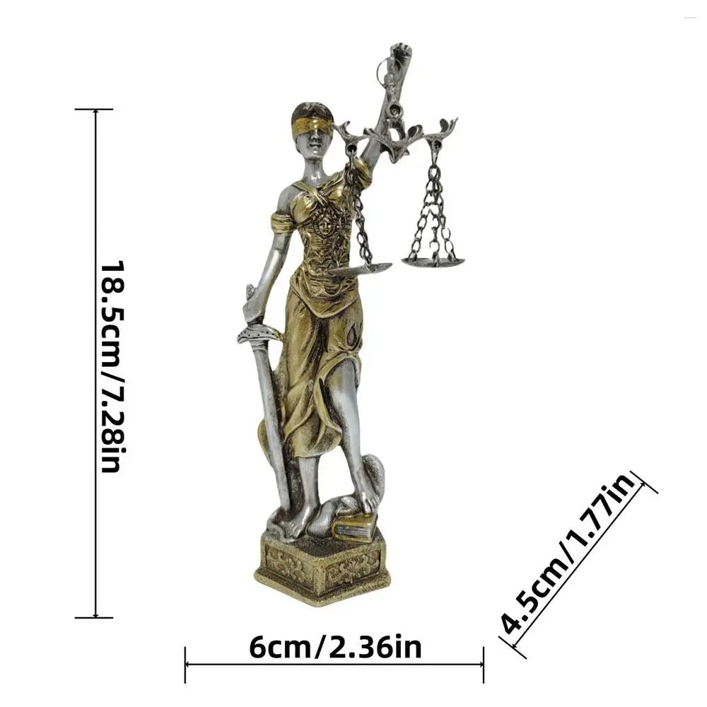 Lady Justice Resin Sculpture