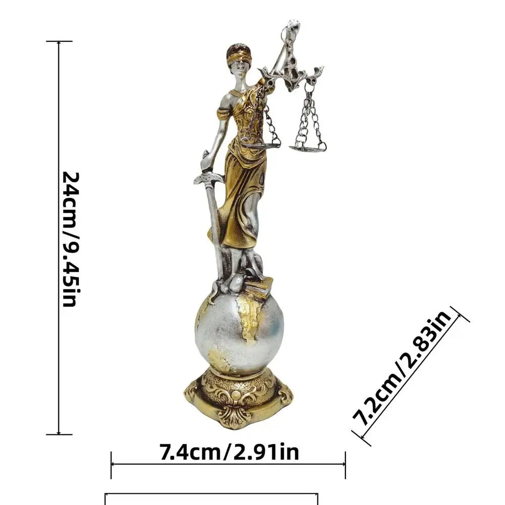 Lady Justice Resin Sculpture