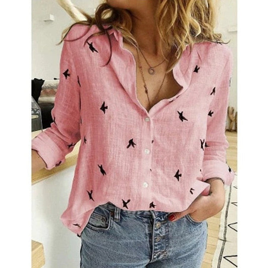 Vinusa Stylish Versatile Casual Blouse